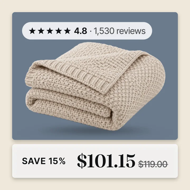 Harlow Knit Throw, your everyday look